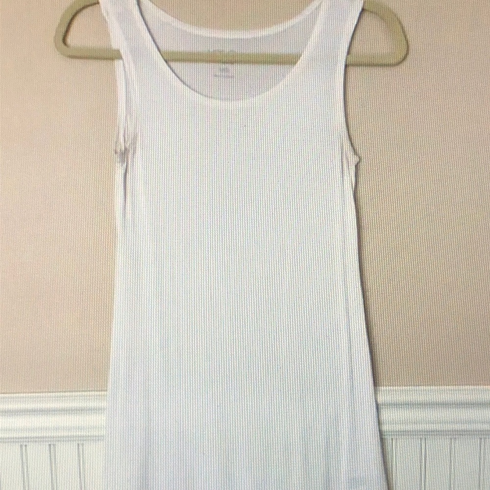 LOGO by Lori Goldstein Tank with Lace Trim